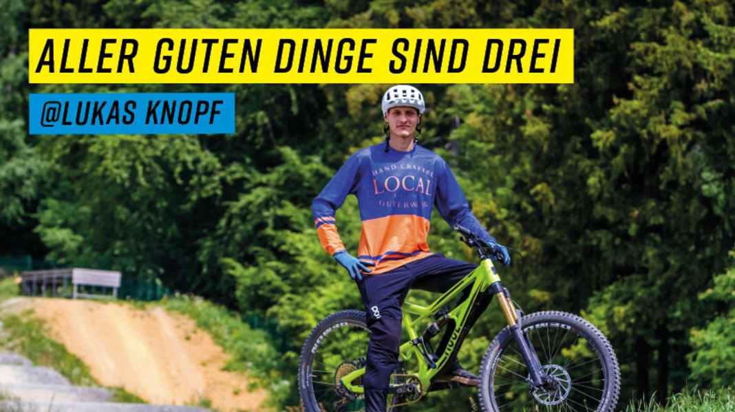 Aller guten Dinge sind drei: Lukas Knopf