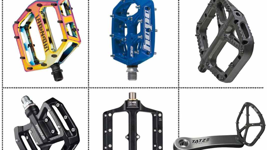 6 flat pedals in the FREERIDE check