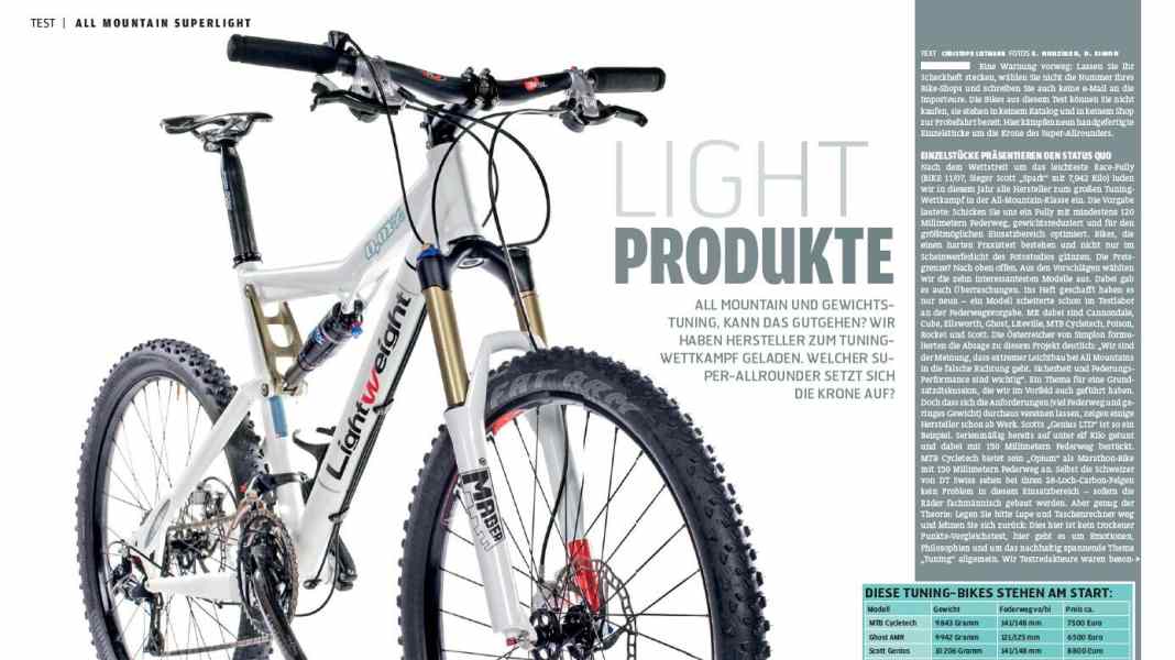 All Mountain Bikes Superlight