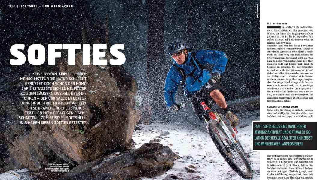 Softshell and wind jackets