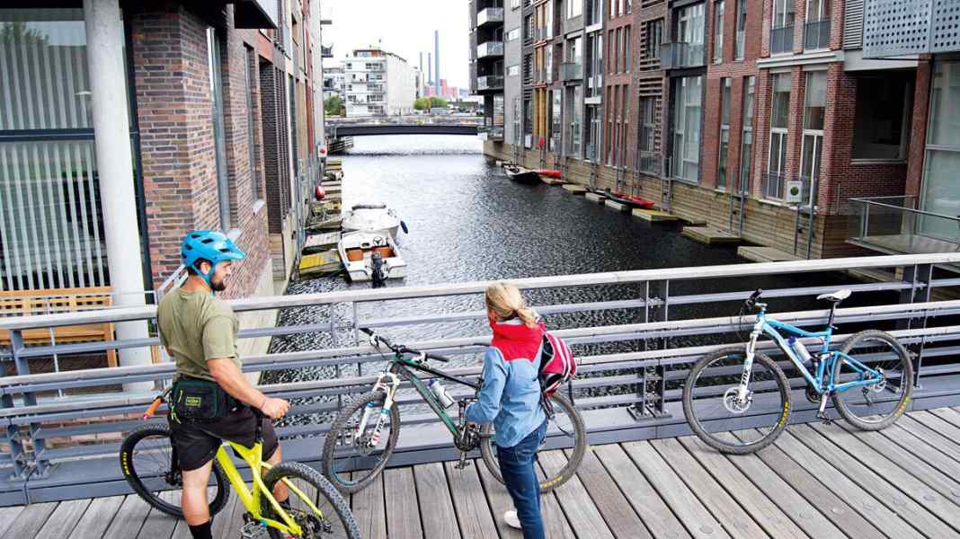 Mountain bike trails above the city: Copenhagen