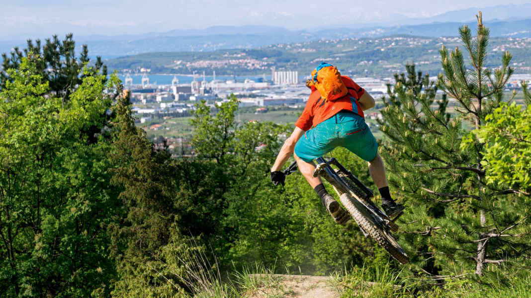 Transfer-Zone: MTB-Flow-Trails um Triest