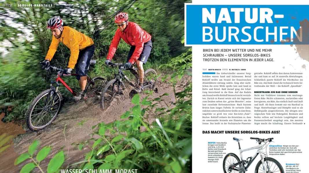 Carefree hardtails