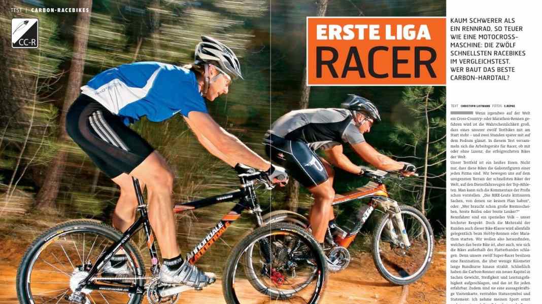 Carbon race bikes