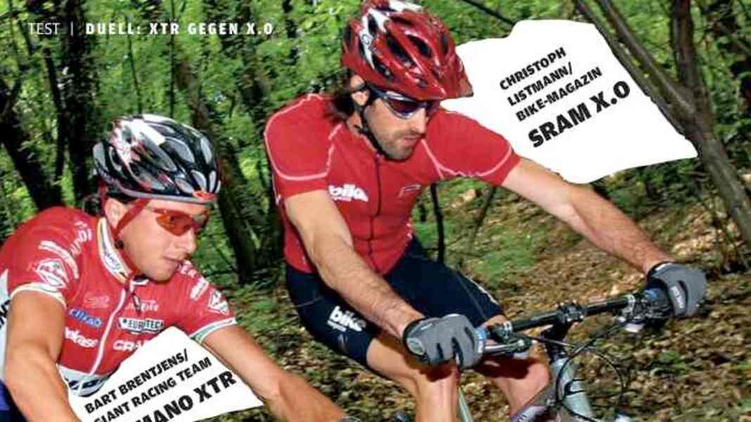 Shimano XTR against SRAM X.O