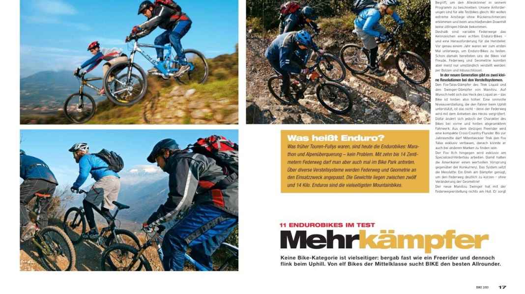 Endurobikes – die Mehrkämpfer