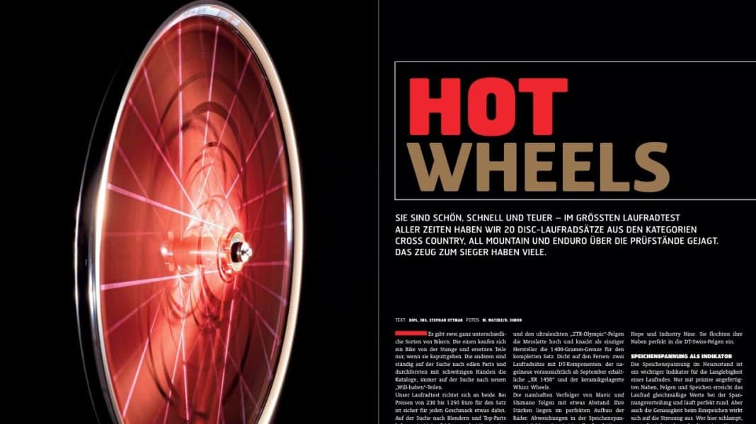 Lab test: 20 disc wheelsets