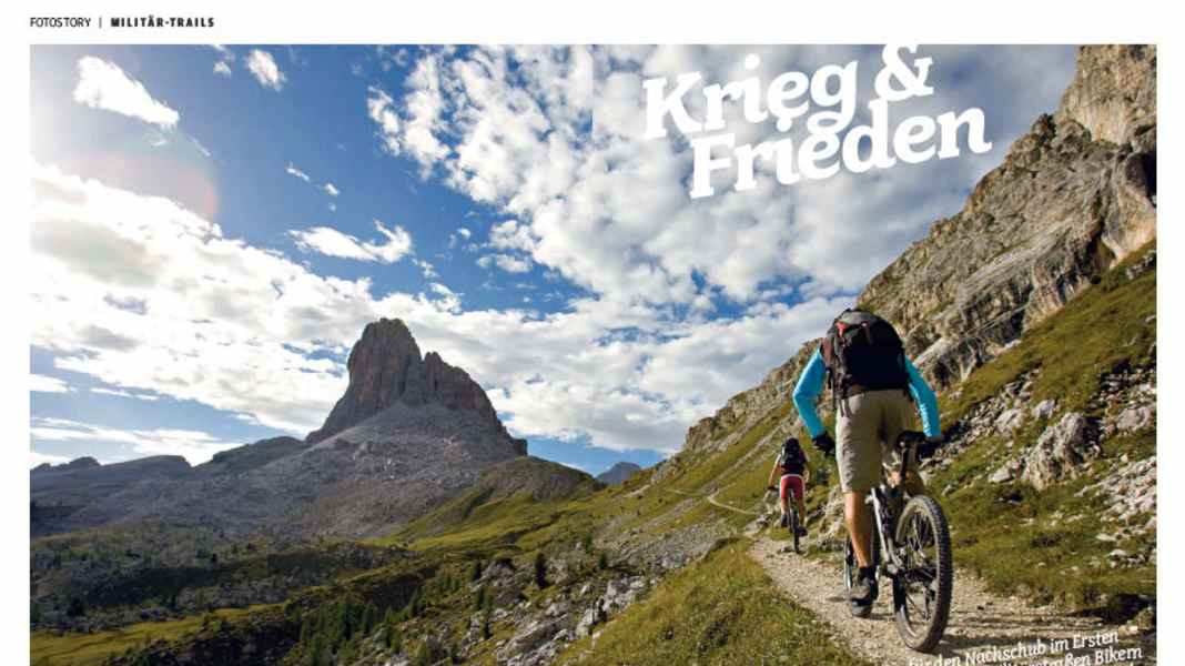 Military trails: Dolomites circuit