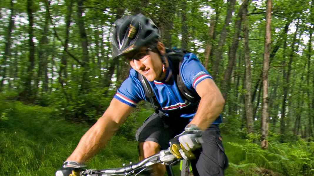 Ticks while biking
