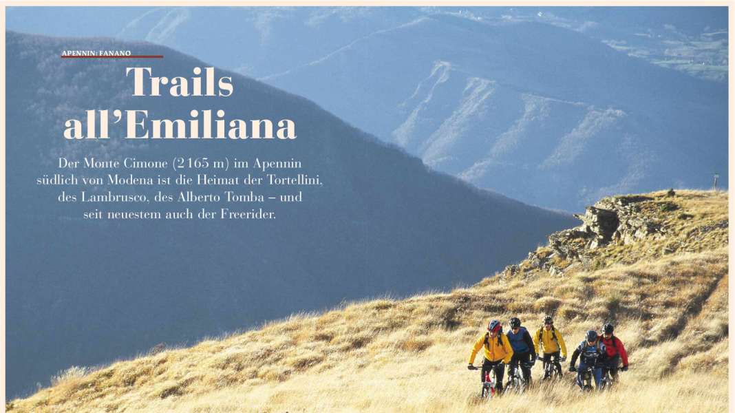 Italy: Fanano in the Apennines