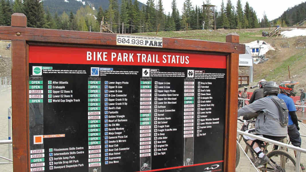 Whistler Bikepark ist eröffnet
