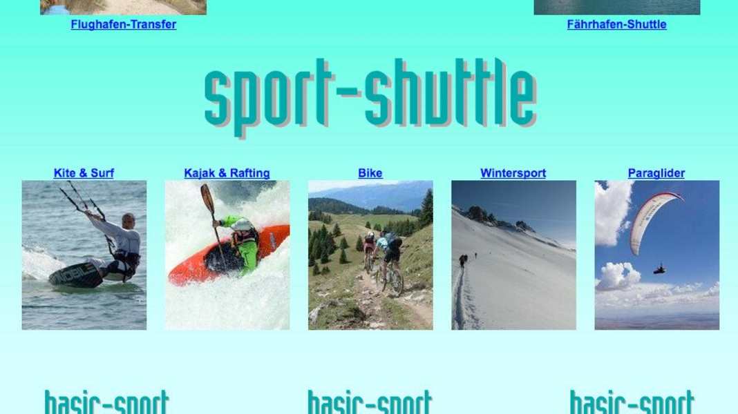Transalp: Return transport with Sport Shuttle