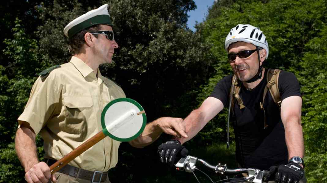 The cost of traffic offences for mountain bikers