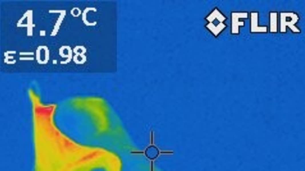 Thermography: Winter shoes put to the test