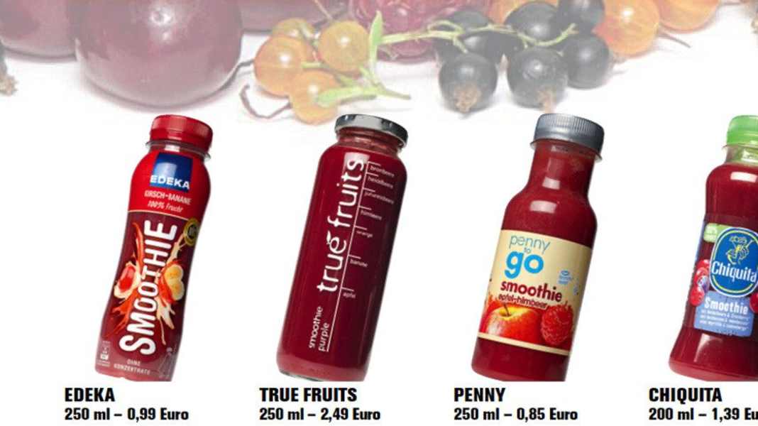 Smoothies in a quick check