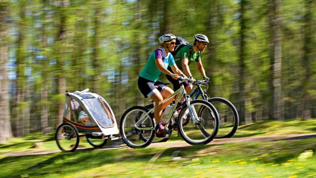 Child trailers: strain on the bike?