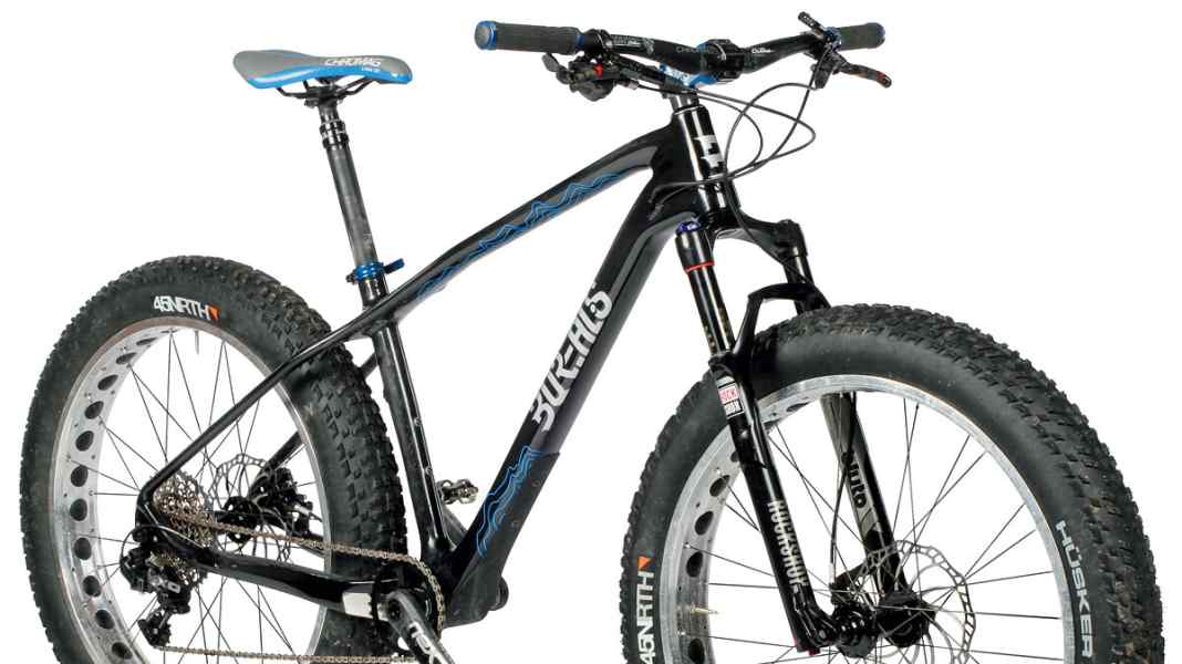 Carbon fatbike with top handling is really fun