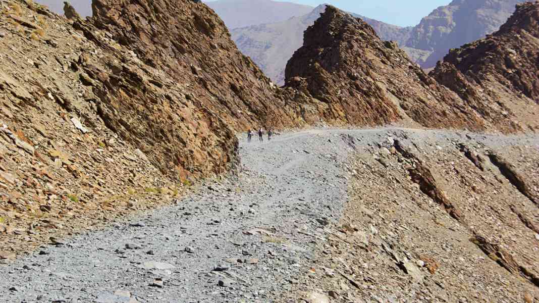 Mountain bike trails above the city: Granada