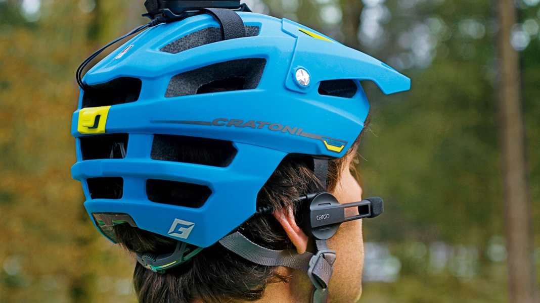 Training mit Funkverbindung: Cardo Headseat am MTB-Helm