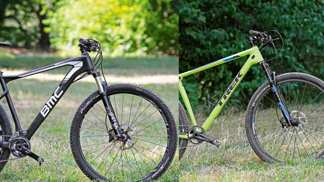 Softtail duel: BMC Teamelite against Trek Procaliber