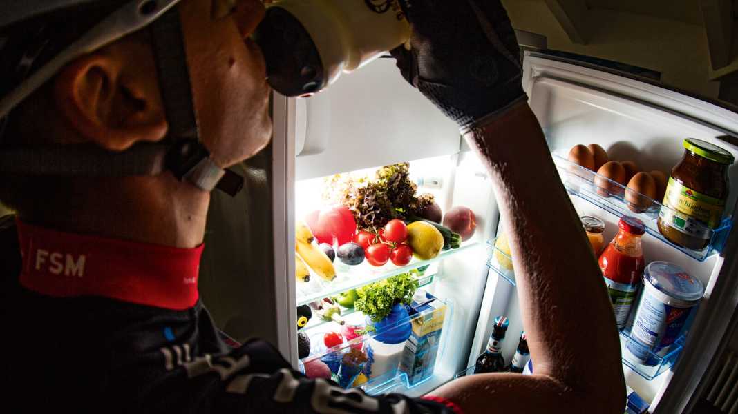What German mountain bike pros eat