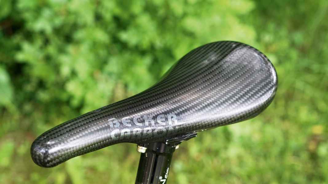 MTB saddle Becker Carbon in individual test