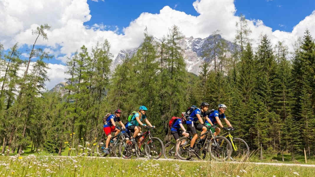 High school - A class travelling over the Alps