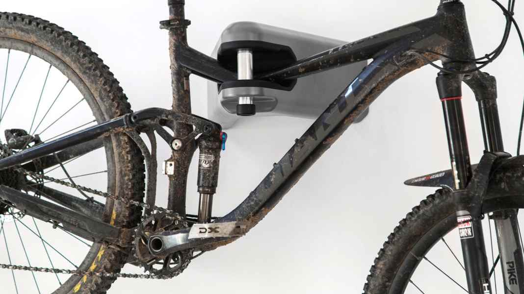 Securely hook up your bike at home or in the office