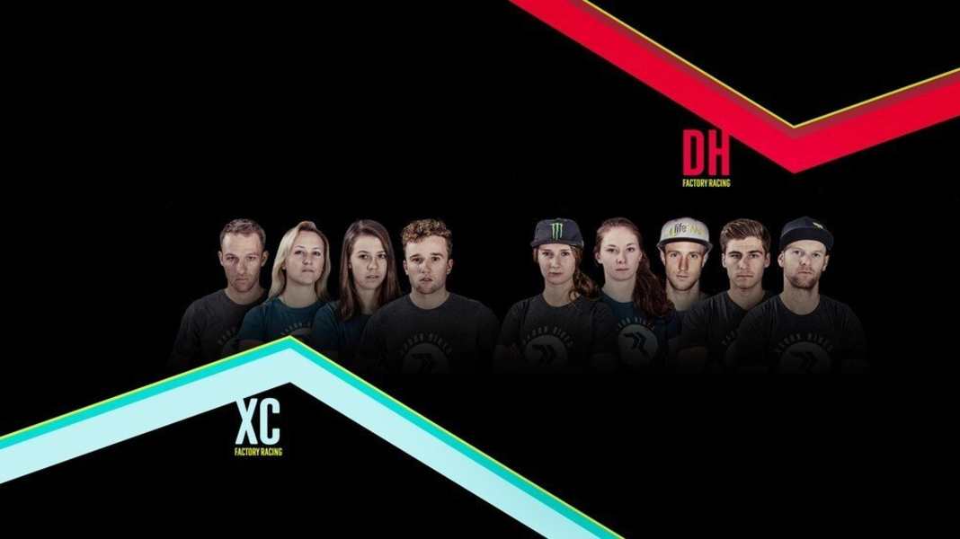 Radon factory teams for cross country and downhill