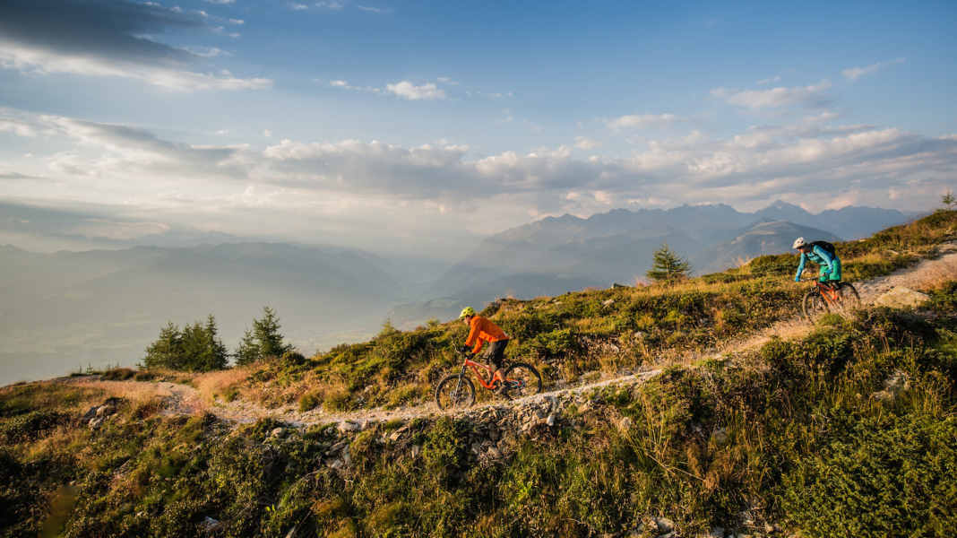 Four freeride routes at Kronplatz