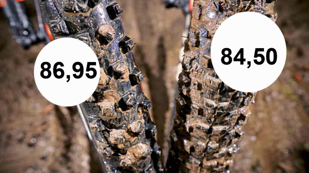 MTB tyres Maxxis Rekon vs Michelin Wild Mud in test