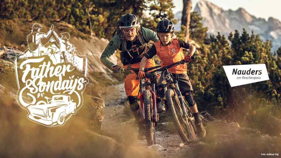 Für Vater und Sohn: MTB-Event am Reschenpass