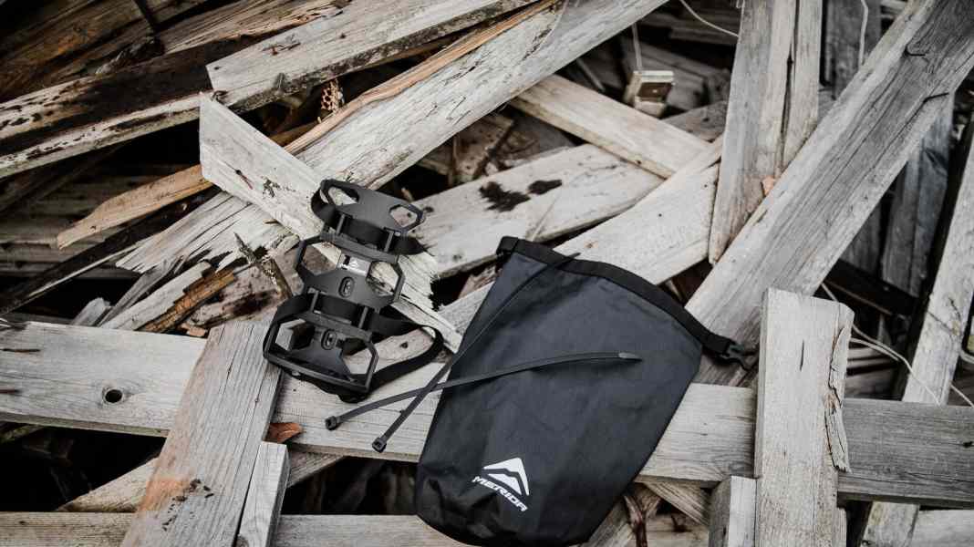 Robust plastic holder with waterproof pack sack
