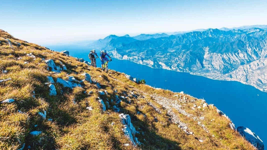Lake Garda: All permitted trails in the overview map