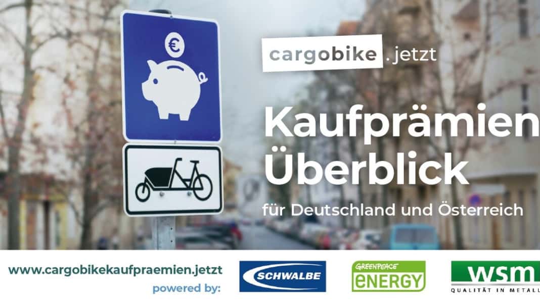Kaufprämienfinder für Cargobike-Käufer