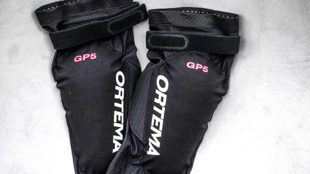 The new Ortema GP5 knee pad - already ridden