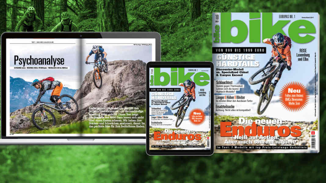 BIKE 10/2021 – plus: 32 Seiten Fahrrad-Neuheiten der IAA