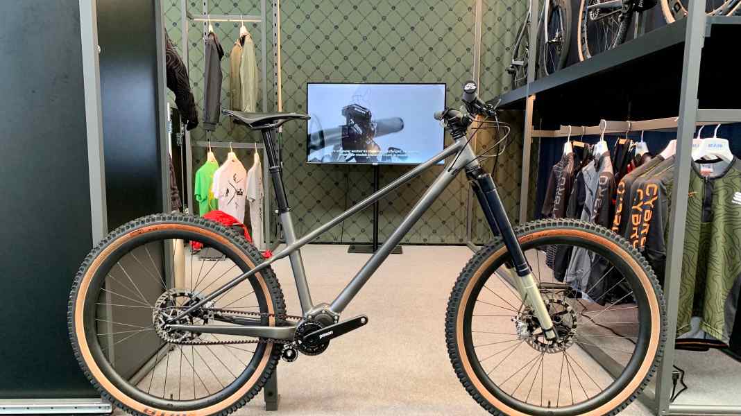 Italo-Getriebe-Hardtail mit Maßrahmen