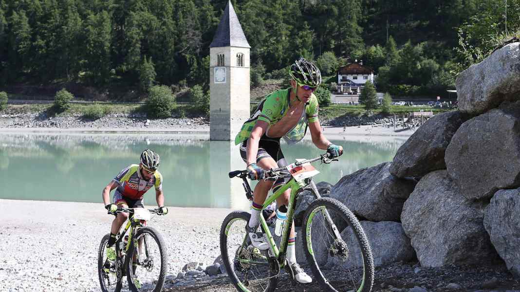 Ortler Bike Marathon: Rund um die versunkene Kirche von Graun