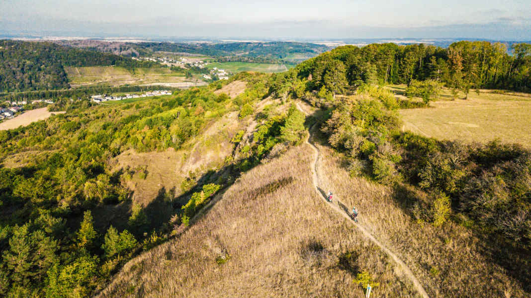 Mountainbiken in Perl im Saarland: Spielplatz im Dreiländereck