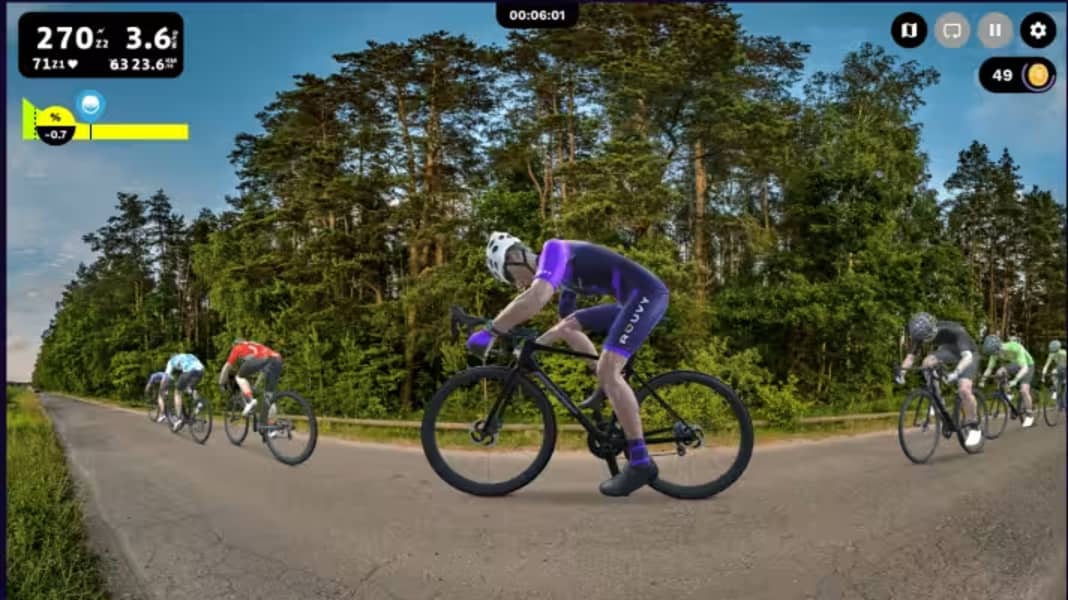 Virtual reality cycling: indoor cycling specialist Rouvy takes over Bkool