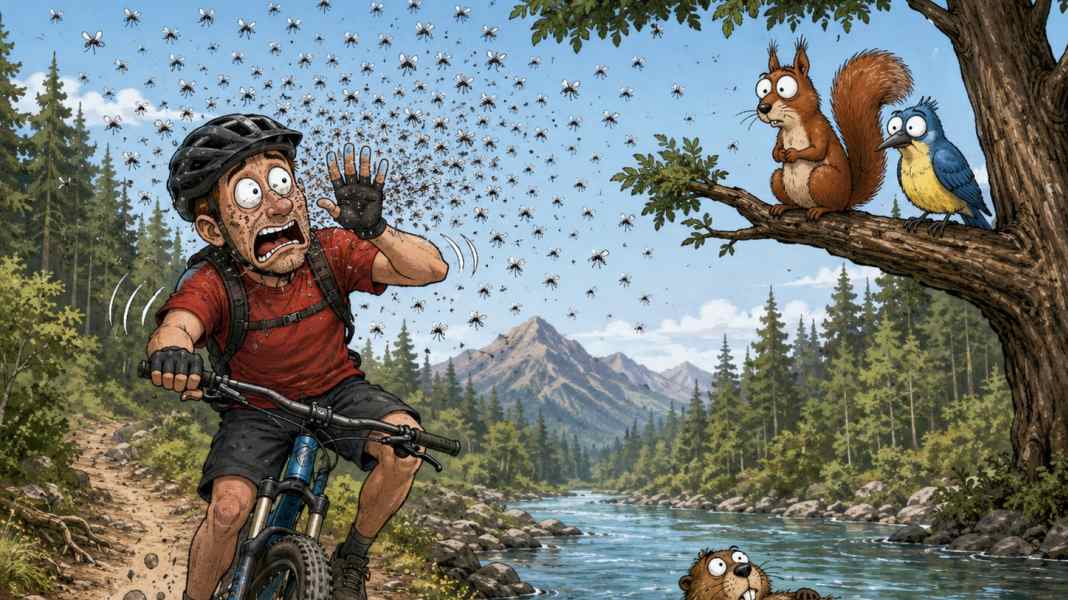 Why hasn’t anyone invented this yet: the mosquito-proof face mask for cyclists