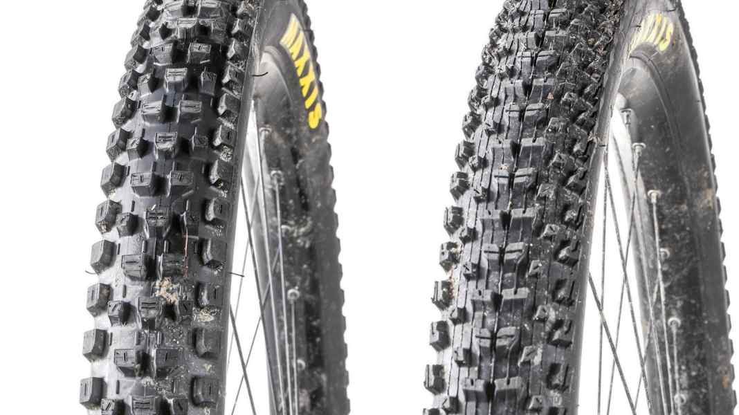 Trail tyre test: Maxxis Dissector and Rekon against Schwalbe and Conti