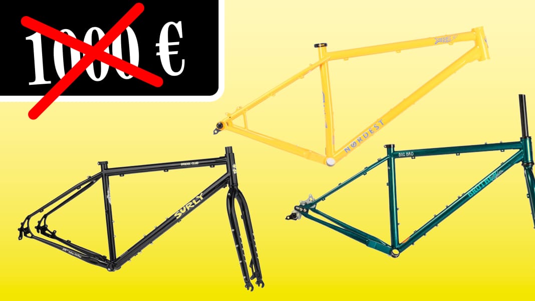 Stahl schlägt Carbon: Drei geniale Hardtail-Rahmensets unter 1000 Euro!