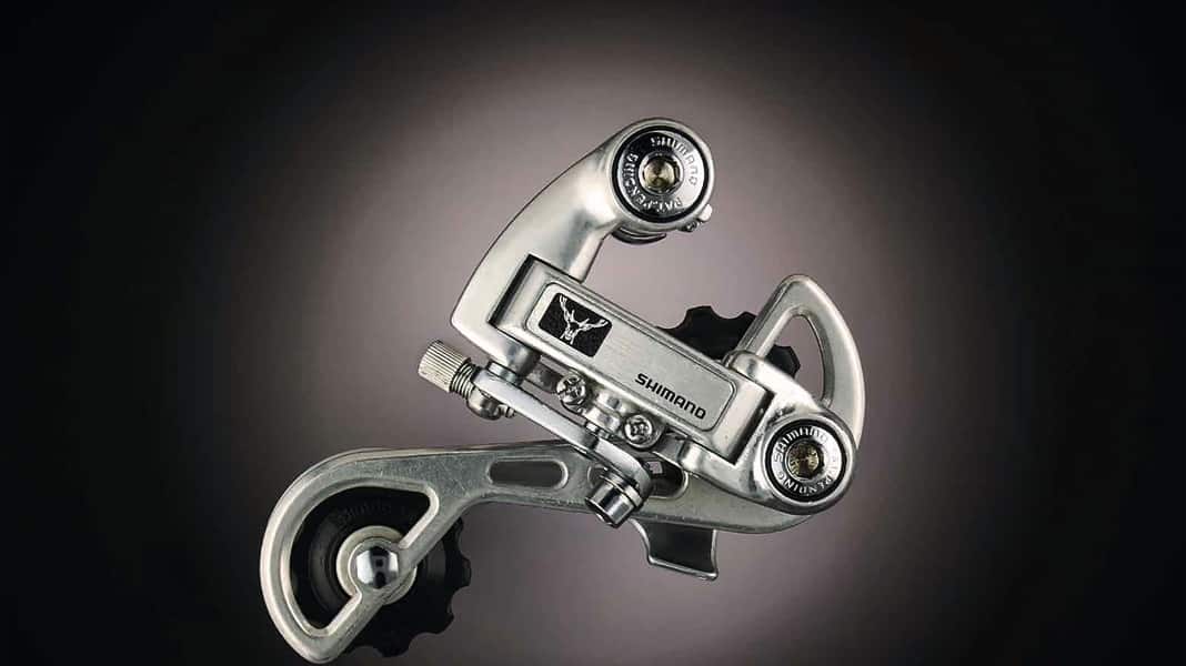 Leap in time: Shimano rear derailleur yesterday and today