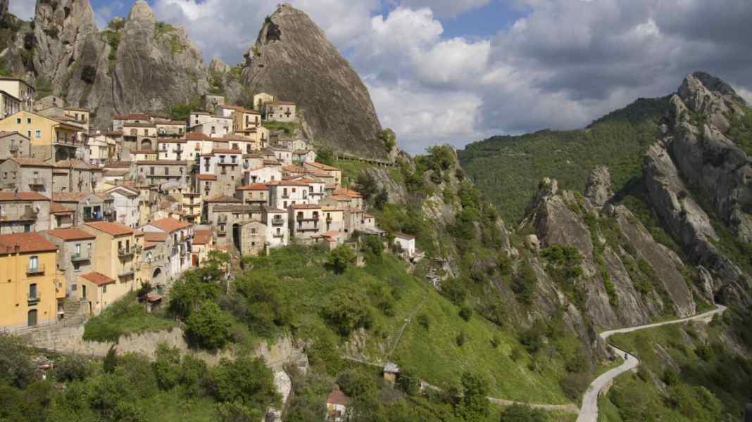 Quiet, wild land of discovery in the south of Italy