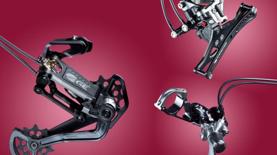Acros hydraulic derailleur available as standard