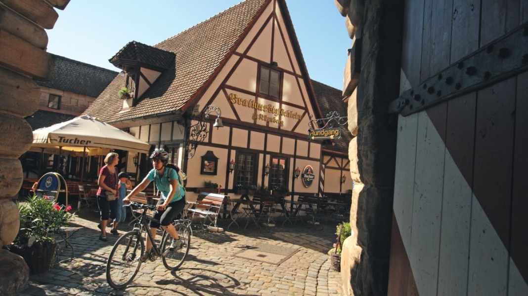 The 172 km long Nuremberg countryside tour