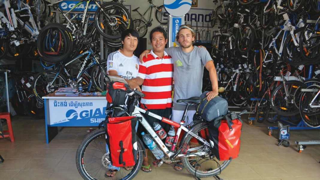 Around the world by bike