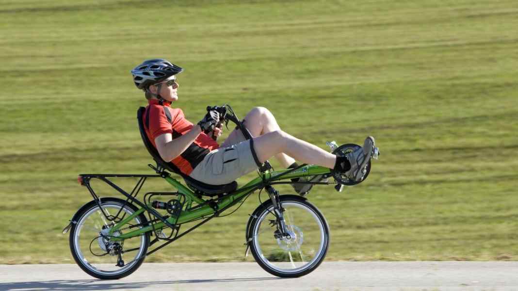 A recumbent bike for the road and boot